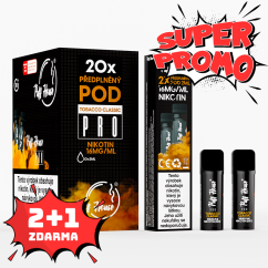 DOUBLE PACK - předplněný POD Puff House 2ks, Tobacco Classic, 2+1 ZDARMA