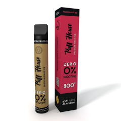 Einweg-E-Zigarette Puff House, Passion Fruit Ice ZERO 800+