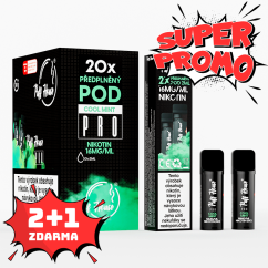 DOUBLE PACK - předplněný POD Puff House 2ks, Cool Mint, 2+1 ZDARMA