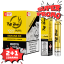 Disposable e-cigarette Puff House, Banana Ice 1000 Puffs, 2+1 FREE