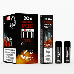 Prefilled POD Puff House 2pcs, Cola Ice, Nikotine 16 mg/ml