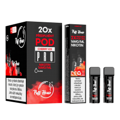 DOUBLE PACK - předplněný POD Puff House 2ks, Cherry Ice, Nikotin 16mg/ml