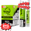 Jednorázová e-cigareta Puff House 1000+ potáhnutí, Green Apple Ice, 2+1 ZDARMA