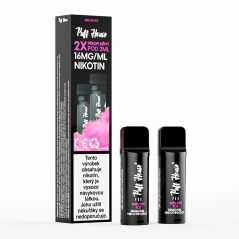 DOUBLE PACK - předplněný POD Puff House 2ks, Melon Ice, 2+1 ZDARMA