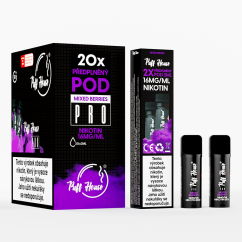 DOUBLE PACK - pedplněný POD Puff House 2ks, Mixed Berries, Nikotin 16mg/ml