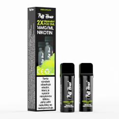 DOUBLE PACK - předplněný POD Puff House 2ks, Green Apple Ice, Nikotin 16mg/ml