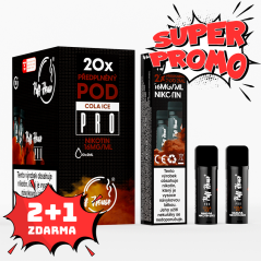 DOUBLE PACK - předplněný POD Puff House 2ks, Cola Ice, 2+1 ZDARMA