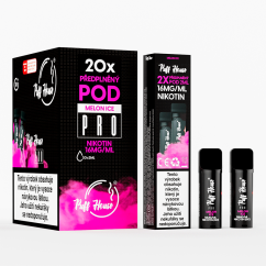 DOUBLE PACK - předplněný POD Puff House 2ks, Melon Ice, Nikotin 16mg/ml