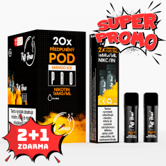 DOUBLE PACK - předplněný POD Puff House 2ks, Mango Ice, 2+1 ZDARMA