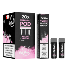 DOUBLE PACK - předplněný POD Puff House 2ks, Strawberry Melon, Nikotin 16mg/ml