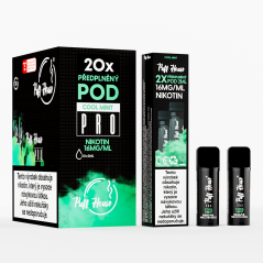 Prefilled POD Puff House 2pcs, Cool Mint, Nikotine 16 mg/ml